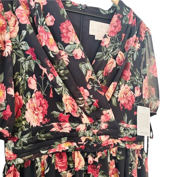 GAL MEETS GLAM NWT Collection Floral Maxi Dress – Size 10 - Picture 10 of 15